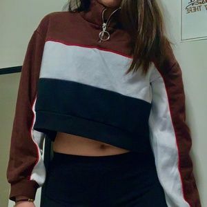 Forever21 Cropped QuarterZip